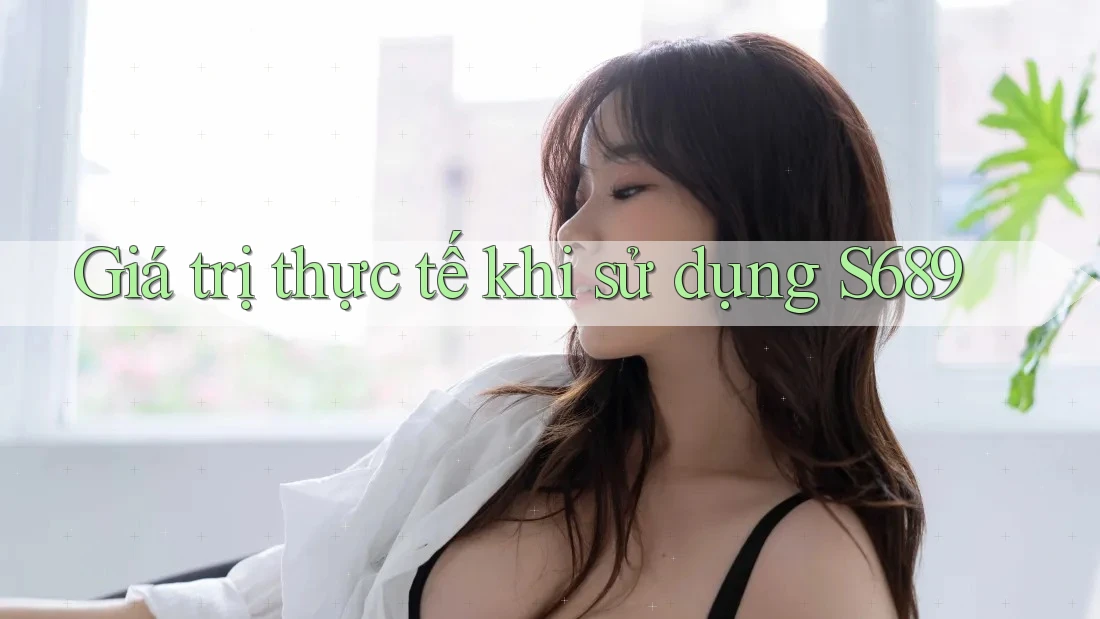 Giá trị thực tế khi sử dụng S689 Giá trị thực tế khi sử dụng S689