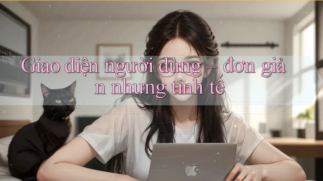Giao diện người dùng — đơn giản nhưng tinh tế