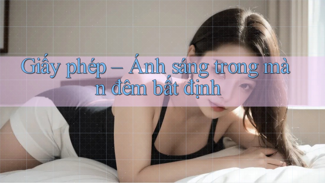 Giấy phép – Ánh sáng trong màn đêm bất định Giấy phép – Ánh sáng trong màn đêm bất định
