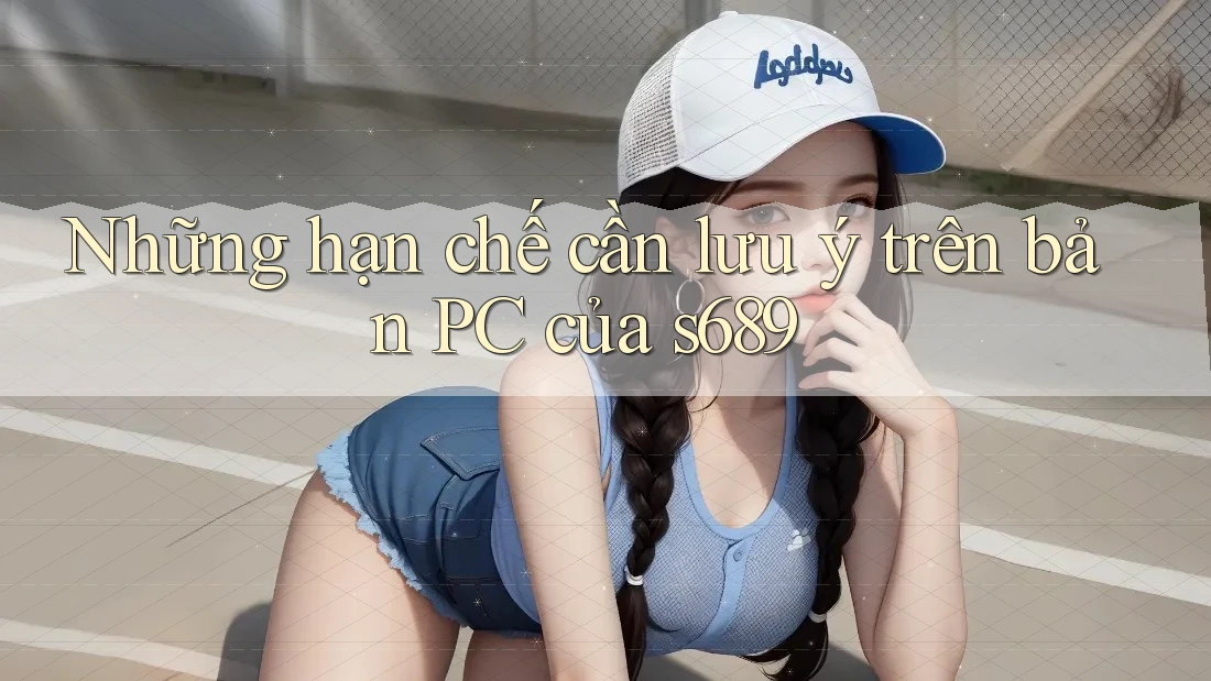 Những hạn chế cần lưu ý trên bản PC của s689