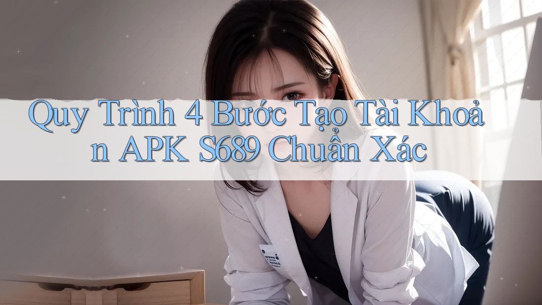 Quy Trình 4 Bước Tạo Tài Khoản APK S689 Chuẩn Xác