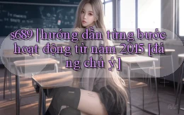 s689 hướng dẫn từng bước hoạt động từ năm 2015 [đáng chú ý]