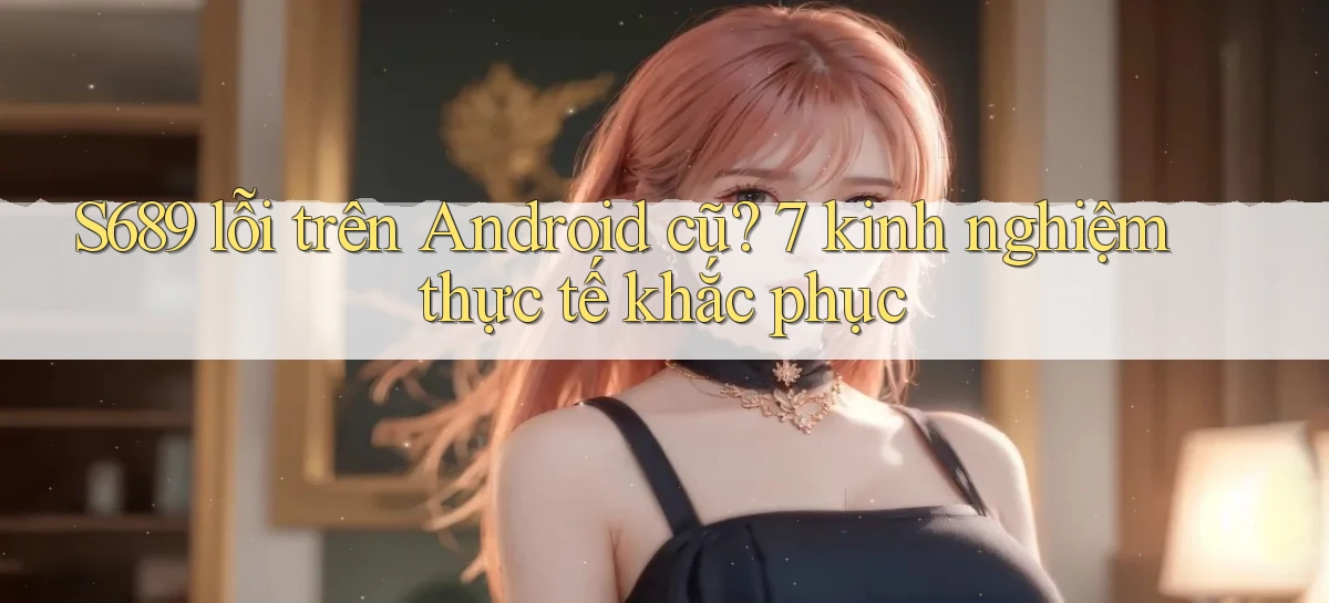 S689 lỗi trên Android cũ 7 kinh nghiệm thực tế khắc phục