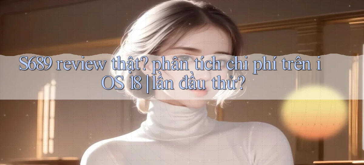 S689 review thật phân tích chi phí trên iOS 18 lần đầu thử