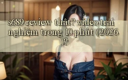 s689 review thật video trải nghiệm trong 10 phút (2026)
