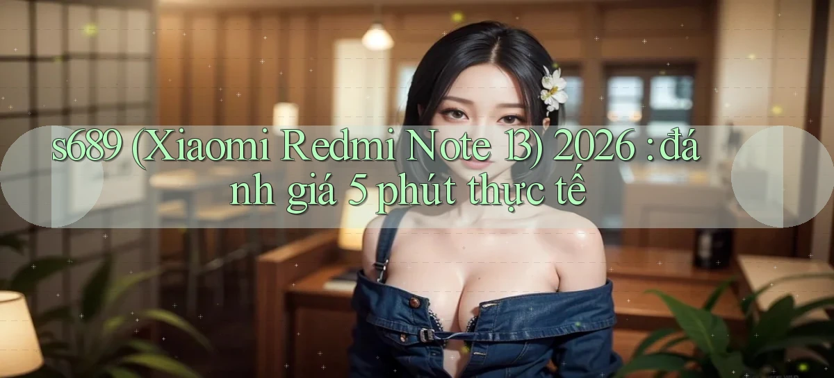 s689 (Xiaomi Redmi Note 13) 2026 đánh giá 5 phút thực tế
