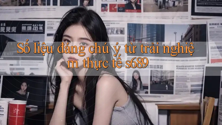 Số liệu đáng chú ý từ trải nghiệm thực tế s689 Số liệu đáng chú ý từ trải nghiệm thực tế s689