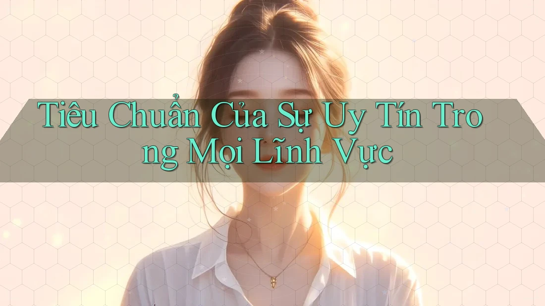 Tiêu Chuẩn Của Sự Uy Tín Trong Mọi Lĩnh Vực